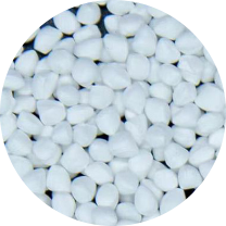 HDPE PE Plastic Film Blowing White Masterbatch White Plastic Granule